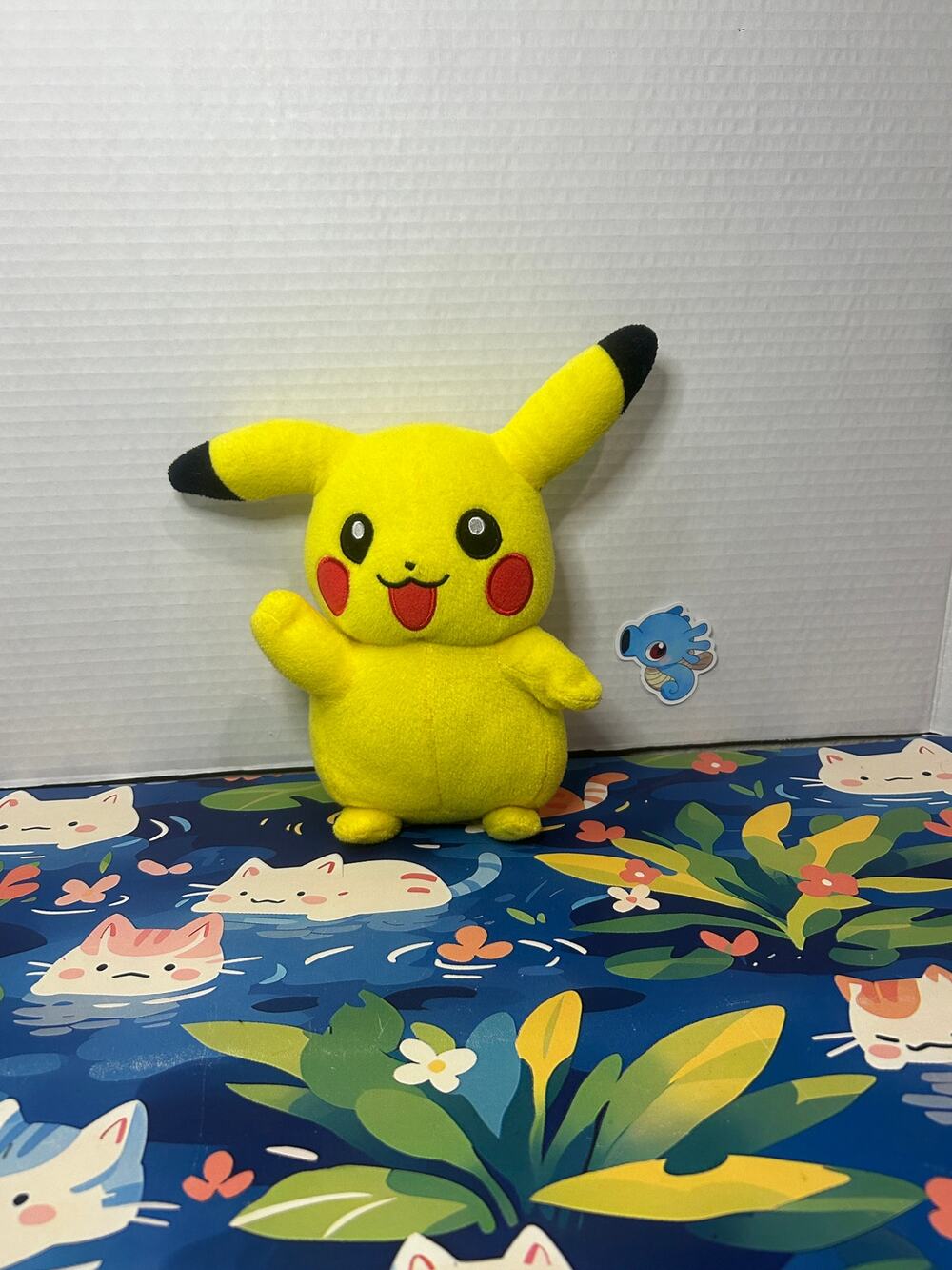Pokemon Pikachu Waving Plush Toy Tomy  Stuffed Animal